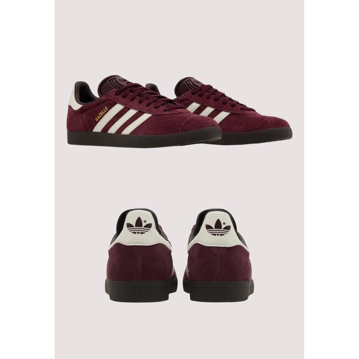 ADIDAS GAZELLE MAROON BURGUNDY WOMEN SHOES