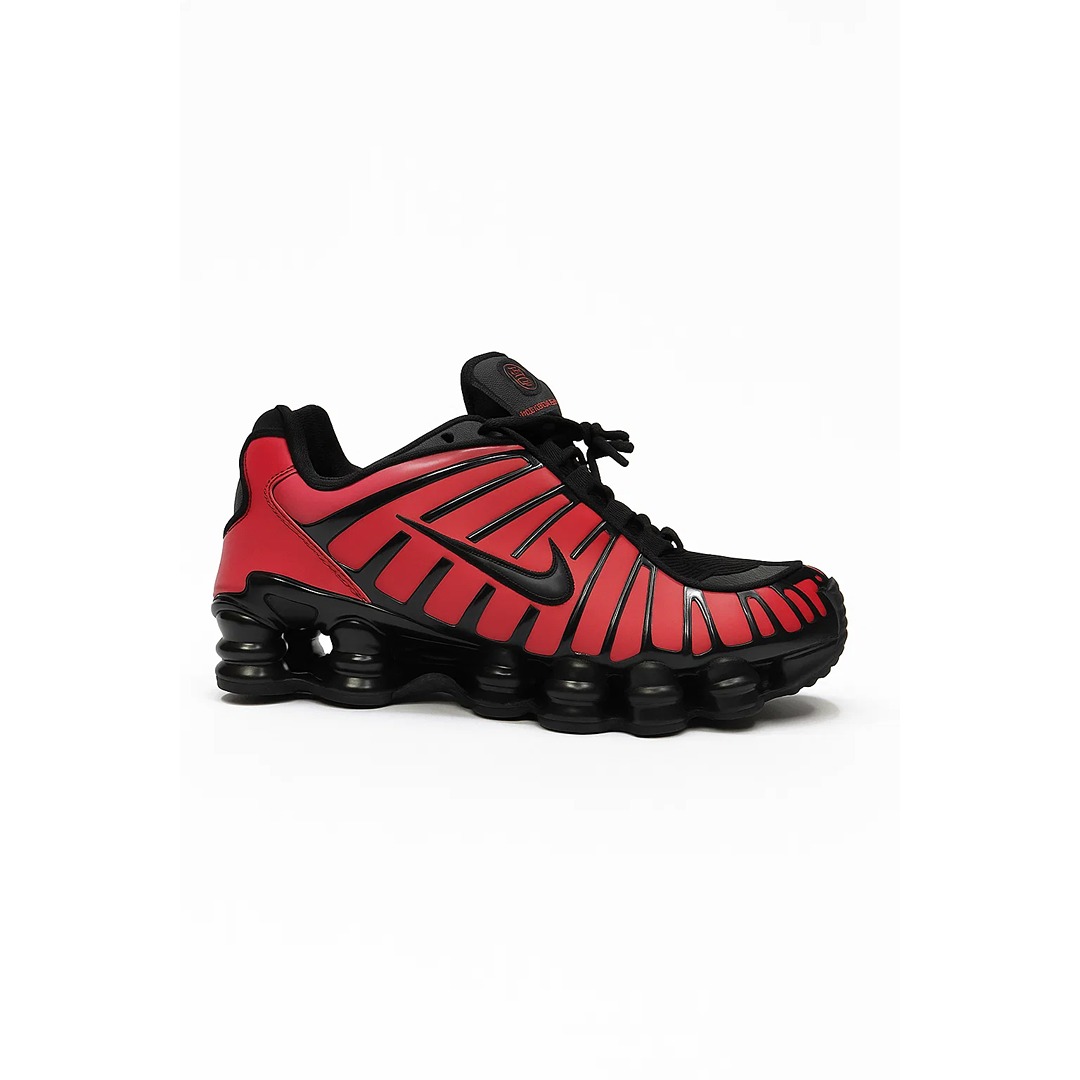 nike shox tl red and black