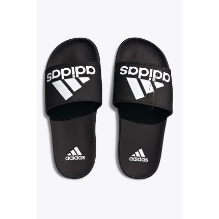 ADIDAS BLACK WHITE SLIDE V2 WITH BOX