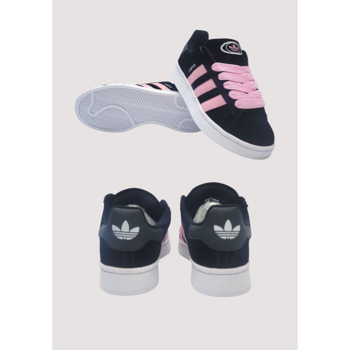 ADIDAS CAMPUS 00S BLACK PINK STRIPE WOMEN SHOES