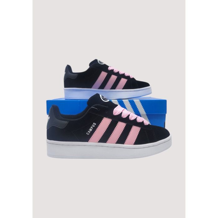 ADIDAS CAMPUS 00S BLACK PINK STRIPE WOMEN SHOES