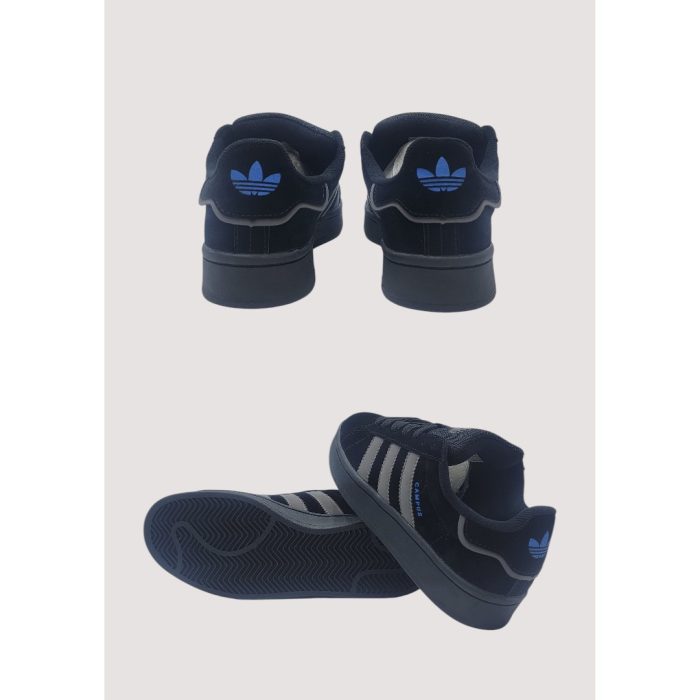 ADIDAS CAMPUS 00S ALL GREY BLACK STRIPE SHOES
