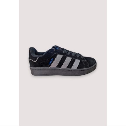 ADIDAS CAMPUS 00S ALL GREY BLACK STRIPE SHOES