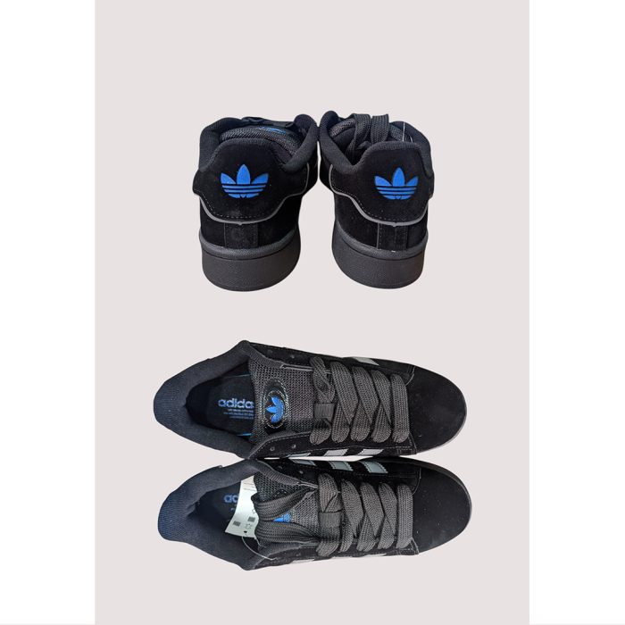 ADIDAS CAMPUS 00S ALL GREY BLACK STRIPE SHOES