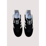ADIDAS GAZELLE INDOOR BLACK WHITE GUM SOLE