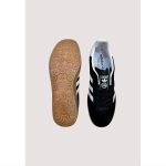 ADIDAS GAZELLE INDOOR BLACK WHITE GUM SOLE