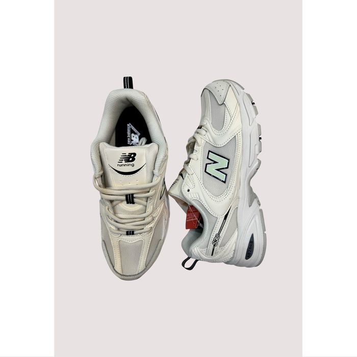NEW BALANCE 530 CREAM & BEIGE ABZORB RUNNING SHOES