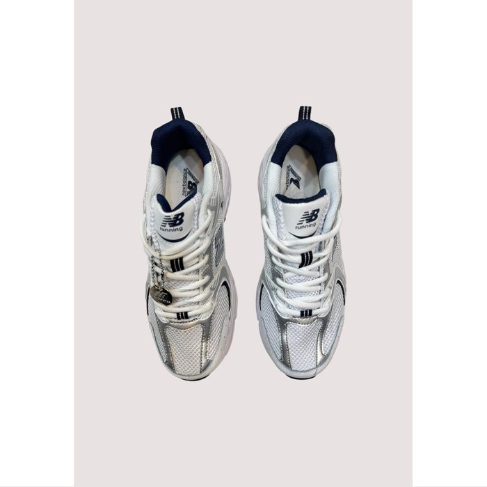 NEW BALANCE 530 SILVER NAVY RUNNING SHOES