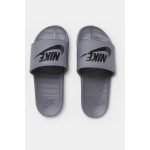 NIKE GREY BLACK TICK SLIDE V2 WITH BOX