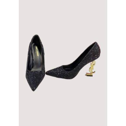 YSL BLACK PEARL SAINT LAURENT PUMP LUXURY HEEL