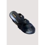 HERMÈS IZMIR TWO BLACK SLIDE MEN D3