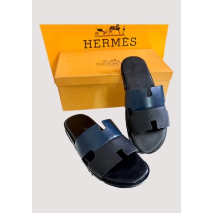 HERMΓS IZMIR TWO TONE BLACK NAVY SLIDE MEN
