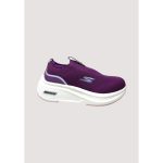 SKECHERS MAROON-WHITE SLIP ON WOMEN SHOES