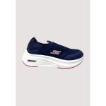 SKECHERS NAVY PINK-WHITE SLIP ON WOMEN SHOES
