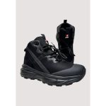 SWISS MILITARY BLACK HIGH-TOP SNEAKERS
