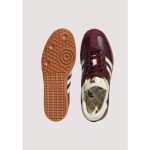 ADIDAS SAMBA OG MAROON GOLD METALLIC SHOES