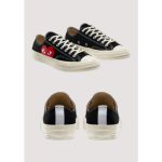 CONVERSE CHUCK TAYLOR 70's ALL STAR LOW CDG PLAY BLACK - Image 3