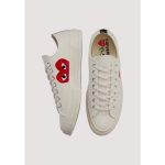 CONVERSE CHUCK TAYLOR 70's ALL STAR LOW CDG PLAY WHITE - Image 3