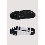 ON CLOUD 6 BLACK WHITE RUNNING SHOES - Image 3