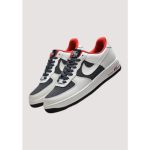 NIKE AIR FORCE 1 LOW CREAM GREY RED