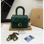 COACH TABBY QUILTED TOP HANDLE BAG