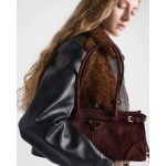 PRADA BONNIE MEDIUM SUEDE SHOULDER BAG