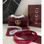 GUCCI GG MINI MARMONT MATELASSE SHOULDER BAG
