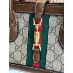 GUCCI JACKIE 1961 SMALL TOTE BAG WITH PISTON CLOSURE