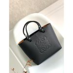 LOEWE ANAGRAM SMALL LEATHER TOTE BAG
