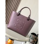 LOEWE ANAGRAM SMALL LEATHER TOTE BAG
