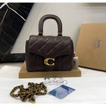 COACH TABBY QUILTED TOP HANDLE BAG