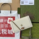 GUCCI DIANA GG MINI CHAIN CROSS BODY BAG