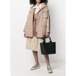 LOEWE ANAGRAM SMALL LEATHER TOTE BAG