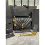 YSL COLLEGE MEDIUM IN QUILTED MONOGRAM