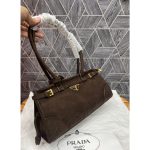 PRADA BONNIE MEDIUM SUEDE SHOULDER BAG