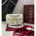 GUCCI GG MINI MARMONT MATELASSE SHOULDER BAG