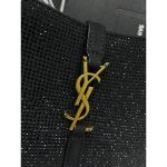 YSL SAINT LAURENT LE 5 à 7 RHINESTONE EMBELLISHED HOBO BAG - Image 4