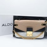 ALDO DALLANNA CROSSBODY BAG WHITE/BROWN/CAMEL - Image 4