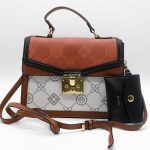 ALDO EMALINE MONOGRAM TOP HANDLE BAG