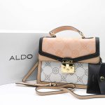 ALDO EMALINE MONOGRAM TOP HANDLE BAG