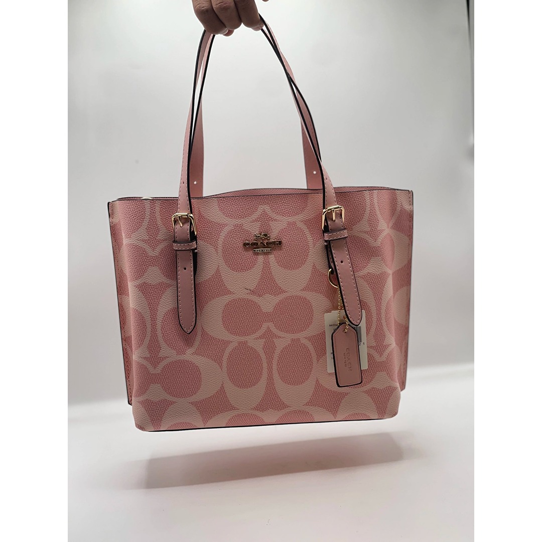 COACH MOLLIE 25 TOTE BAG PINK