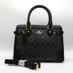 COACH DARCIE CARRYALL SIGNATURE CROSSBODY BAG