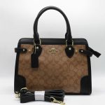 COACH DARCIE CARRYALL SIGNATURE CROSSBODY BAG