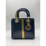 LADY DIOR MINI SNAKE SKIN HANDBAG
