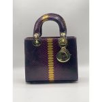 LADY DIOR MINI SNAKE SKIN HANDBAG