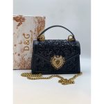 DOLCE & GABBANA DEVOTION SEQUIN BAG