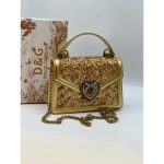 DOLCE & GABBANA DEVOTION SEQUIN BAG