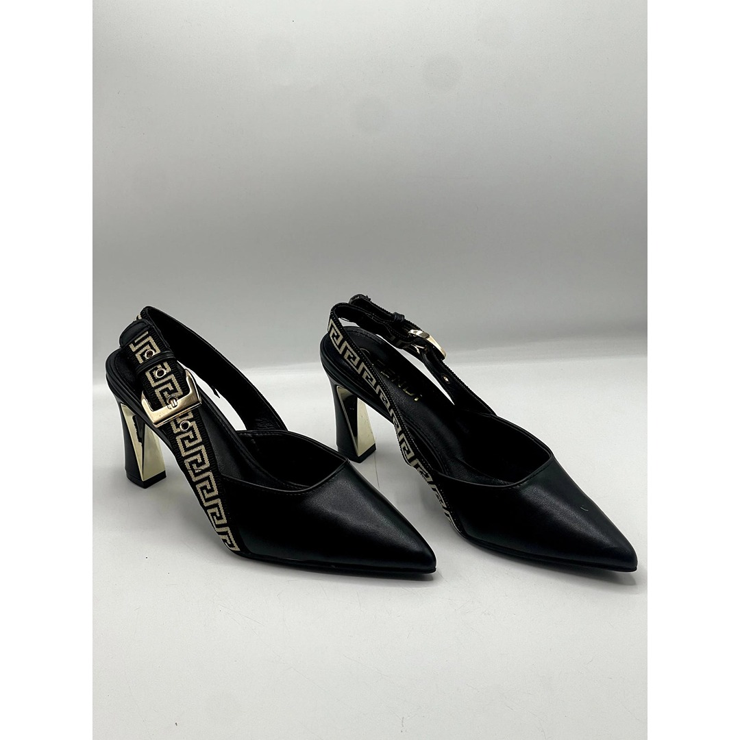 FENDI MONOGRAM SLING BACK PUMPS