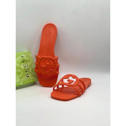 GUCCI WOMENS INTERLOCKING G SLIDE