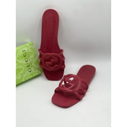 GUCCI WOMENS INTERLOCKING G SLIDE